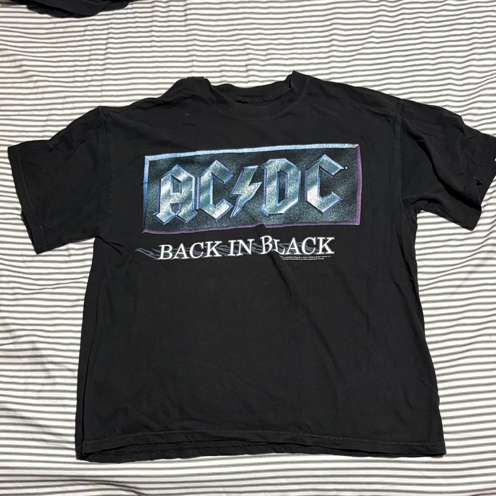 01’ AC/DC back in black tee